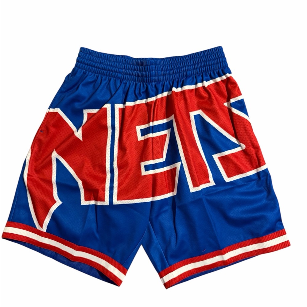 Mitchell & Ness Brooklyn Nets blue shorts